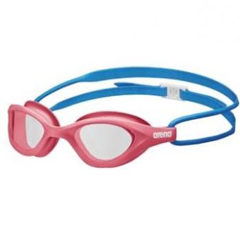 Gafas de natación Arena 365 Junior para niños, lentes inastillables, antivaho, transparentes en rojo y azul