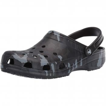 crocs Classic Seasonal Graphic Clog U, Zuecos Unisex Adulto, Negro