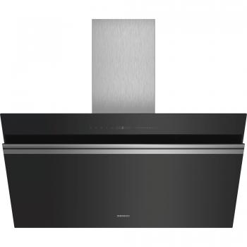 Campana Decorativa de Cristal Negro Siemens iQ500 LC91KWW60, 90cm