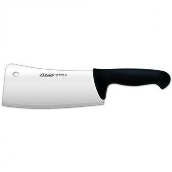 Arcos Serie 2900, Cuchillo Macheta, Hoja de Acero Inoxidable Nitrum de 200 mm, Mango inyectado en Polipropileno Color Negro