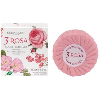 Jabón L'Erbolario 3 Rosas 100g