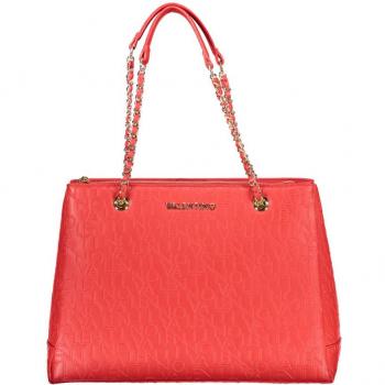 Valentino by Mario Valentino Red Polyethylene Shoulder Bag with Contrasting Details, Size: ONE SIZE