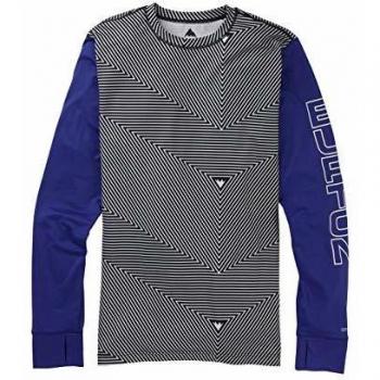 Burton Midweight Camiseta Termica, Hombre, Spun out/Royal Blue, L