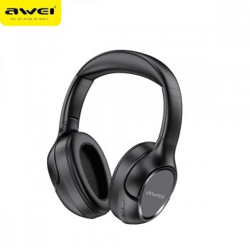 Auriculares Inalámbricos Bluetooth Awei A770BL Negros con Micrófono, Plegables y HiFi Stereo