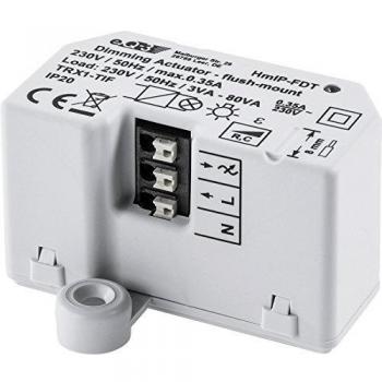 Homematic IP Smart Home 150609A0 - Actuador de atenuación de Fase para Bombillas Regulables, así como para la mayoría de Bombillas LED Regulables