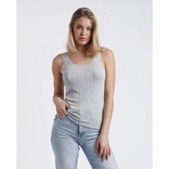 Camiseta Tirante Canalé para Mujer