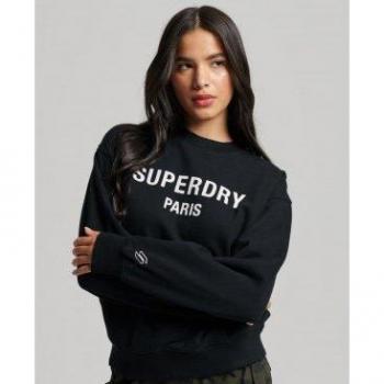Sudadera Sport Luxe negro Superdry