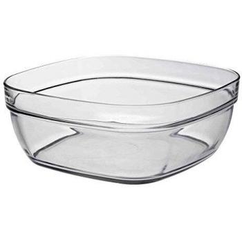 Duralex Fiambrera Vidrio Cuadrada 23 cm, 23 x 9 x 9 CM