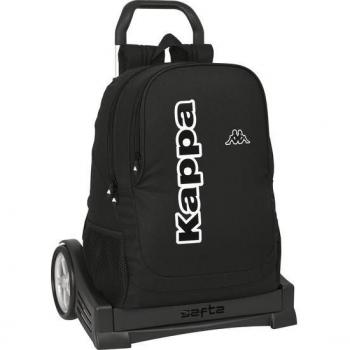 Mochila Infantil Safta con Carro Evolution Kappa Negra