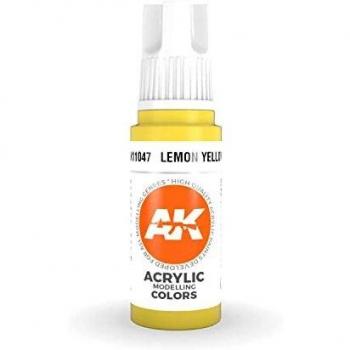 Verniz Acrílico AK 3ra Generación Amarillo Limón 17ml