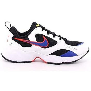 Nike Air Heights, Running Shoe Mens, Negro/Hyper Blue/Blanco/Track Red