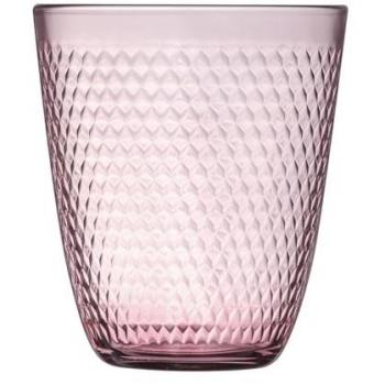 Set de Vasos Altos Arcoroc Pampille Rosa Vidrio 310 ml - 6 Unidades