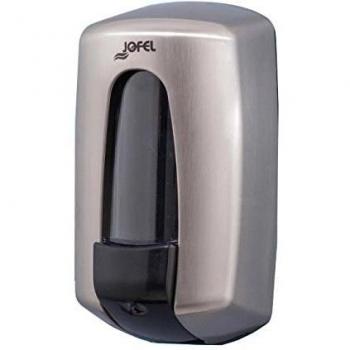 Jofel AC70800 Dosificador de Jabón Aitana Rellenable, Niquelado, 0,900 L.