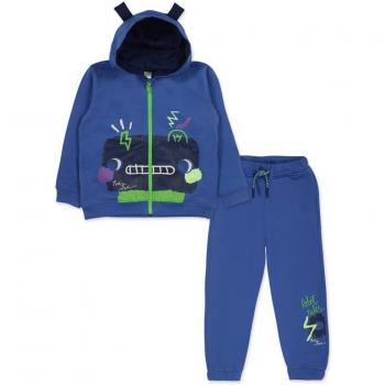 Conjunto de bebé niño Tuc Tuc de sudadera y pantalón en azul Robot Maker