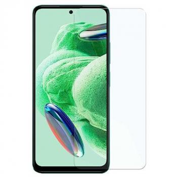Protector de Pantalla Cristal Templado para Redmi Note 12 4G/5G y Poco X5 5G, Vidrio Premium con Borde Redondo Antigolpes 2.5D, Dureza