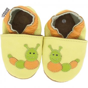 HOBEA-GermanyKrabbelschuhe Raupe - pantuflas Bebé-Niños
, color Beige, talla 20/21