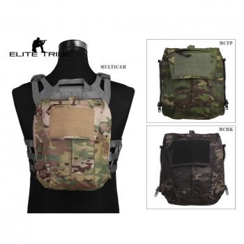 Caza combate Molle mochila zip-On Panel para chaleco AVS jpc2.0 CPC, camuflaje