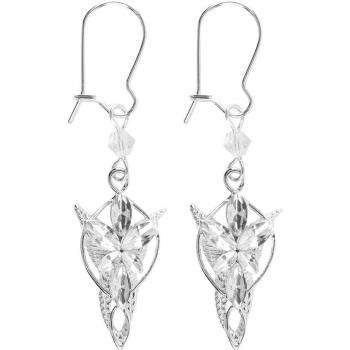 Pendientes Evenstar de Cinereplicas - 3.5cm * 1.3cm - Latón y pedrería - Licencia Oficial