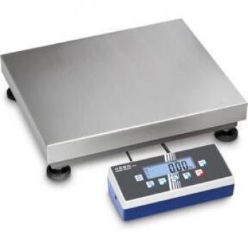 Báscula industrial Kern - 569829, capacidad de pesaje hasta 300 kg, resolución de 50 g, con módulo de evaluación y placa de pesaje de acero inoxidable