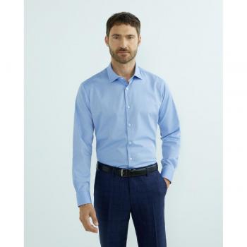 Camisa de vestir para hombre regular fit de sarga Roberto Verino