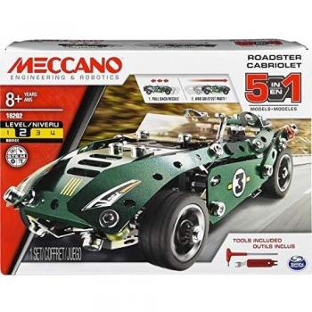 Meccano 5 Model Set - Roadster with Pull Back Motor