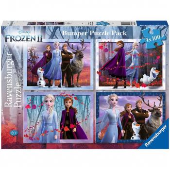 Puzzle (4x100 piezas) Unión eterna Frozen 2 Ravensburger