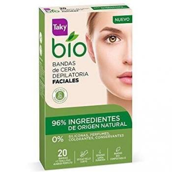 BIO NATURAL 0% WAX FACIAL DEPILATORY BANDS 20 UDS