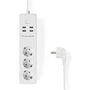 Homcloud Regleta Inteligente Wi-Fi 16 A Schuko + USB