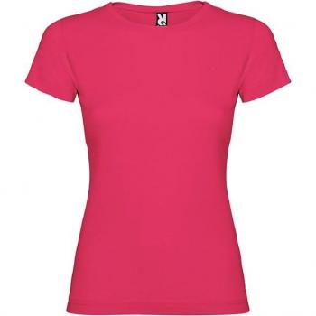 ROLY - Camiseta Jamaica Mujer Manga Corta Entallada 100% Algodón Cuello Acanalado