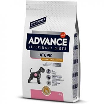 ADVANCE Veterinary Diets Atopic Care Medium/Maxi - Pienso Para Perros Adultos Con Problemas Atópicos De Razas Medianas y Grandes Con Conejo - 3 kg