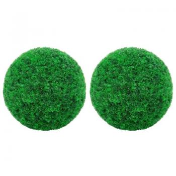 Esfera Bosso Artificial 2 Piezas 52 cm Verde