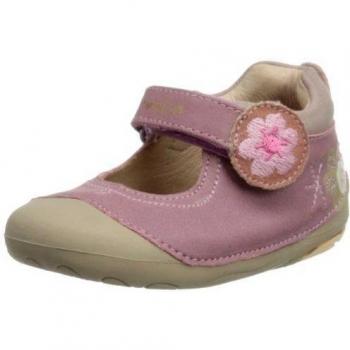 Garvalin 131300 - Sandalias de cuero niña, color rosa, talla 5 UK Child