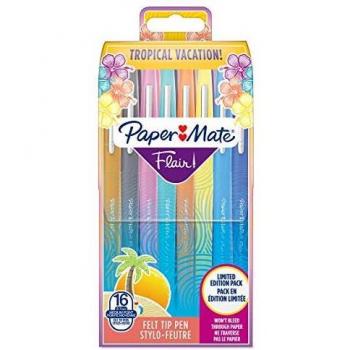 Paper Mate 2061396 - Paquete de 16 rotuladores, punta mediana
