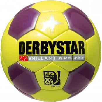 Derbystar Brillant Aps Winter - Balón de fútbol Morado Lila/Gelb Talla:5
