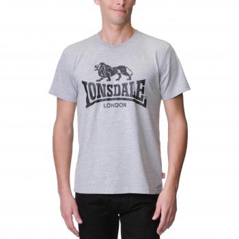 Lonsdale London Men's Logo T-Shirt - Marl Grey - Sizes S to XXL
