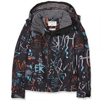 Quiksilver Mission Printed Youth - Chaqueta de nieve para niño, color multicolor, talla S