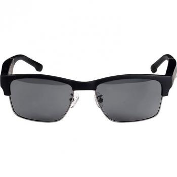 Gafas de Sol Polarizadas K2 con Bluetooth Manos Libres y Lentes Inteligentes (Borde Negro y Gris)