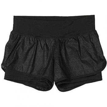 adidas Gym 2In1 Short - Pantalón corto para mujer, talla M, color negro / negro