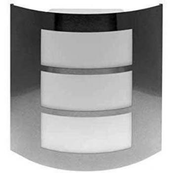 Lampara Aplique Joanes 1xe27 Acero Inoxidable 20x25 de FABRILAMP.