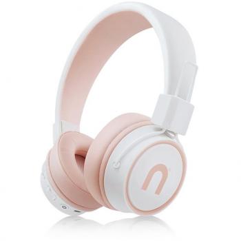 Auriculares Bluetooth Niceboy Hive 3 Joy Sakura - Blanco/Rosa