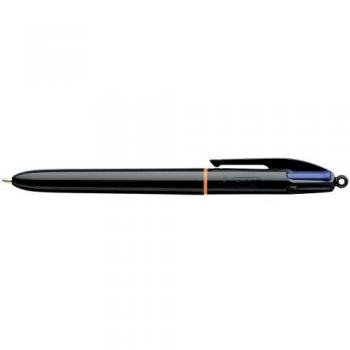 Bolígrafo Bic 4 colores Pro negro