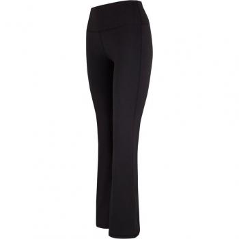Legging Kashmir Negro Mujer Cintura Alta Acampanado 4 Way Stretch