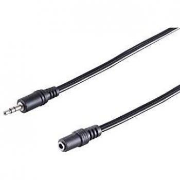 Cable de extensión de audio 3.5mm estéreo, 5 metros