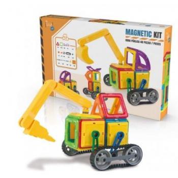Kit de construcción magnético obra pública 48 piezas Tachan para niños y niñas +3 años