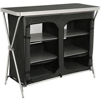 Armario de Camping ZELSIUS CampFeuer - Cocina de Camping con Estructura de Aluminio, 110 cm x 47 cm x 90 cm