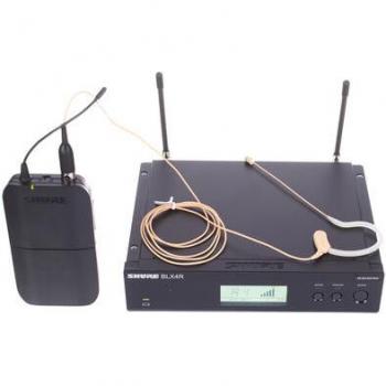 Shure BLX14R/MX53 Sistema Inalámbrico de Micrófono Headset con Transmisor Receptor