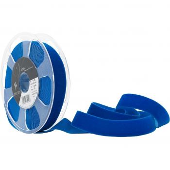Cinta de terciopelo Berisfords de 22 mm x 10 m, color azul real