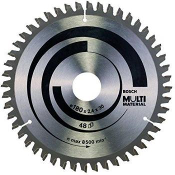 Bosch 2 608 640 507 - Hoja de sierra circular Multi Material - 180 x 30/20 x 2,4 mm, 48