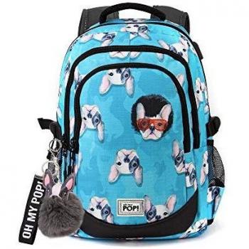 Oh My Pop Oh My Pop! Doggy-Running HS Backpack Mochila Tipo Casual 44 Centimeters 21 Multicolor