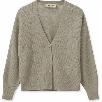 MOS MOSH Thora V-Neck Knit Cardigan Beige XS
